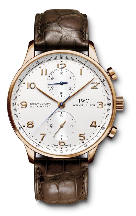 iwc schaffhausen portuguese chronograph replica|iwc chronograph automatic price.